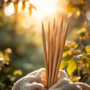 Alpine Birch Knitting Needle